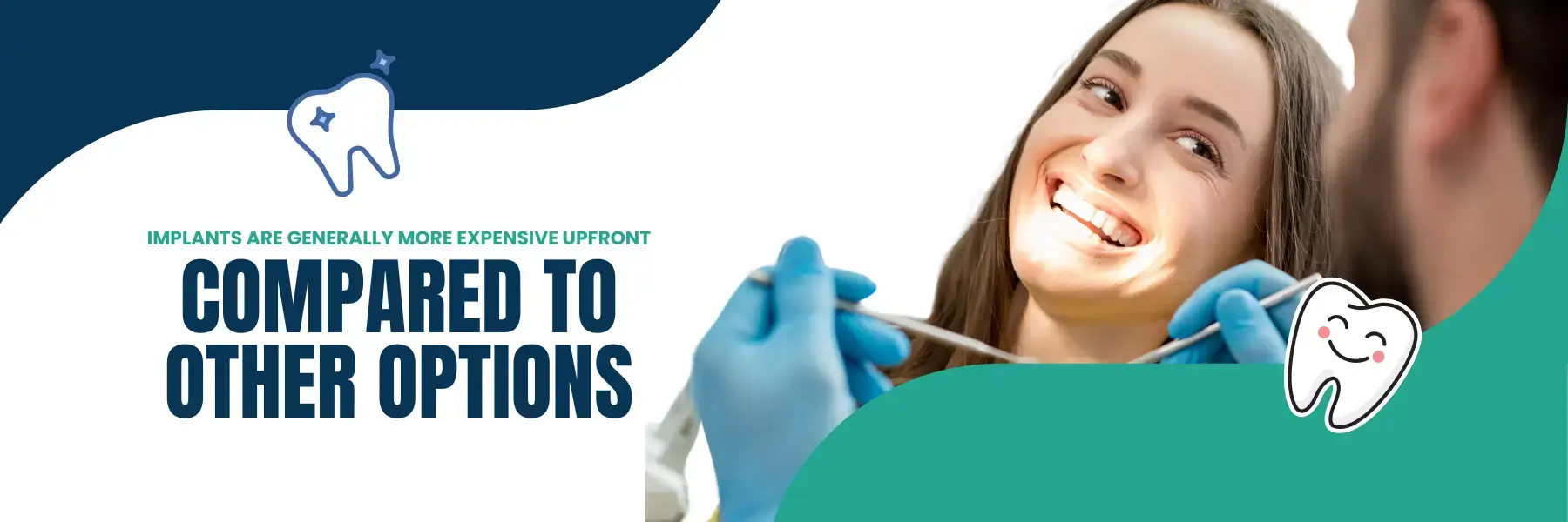 Dental Implants Cost- Implants are generally more expensive uprfont compared to other options